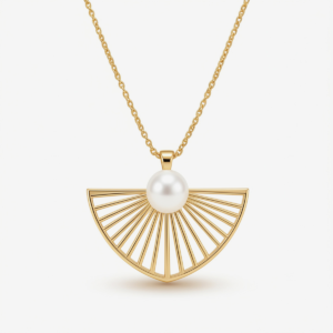 Golden Wave Pendant