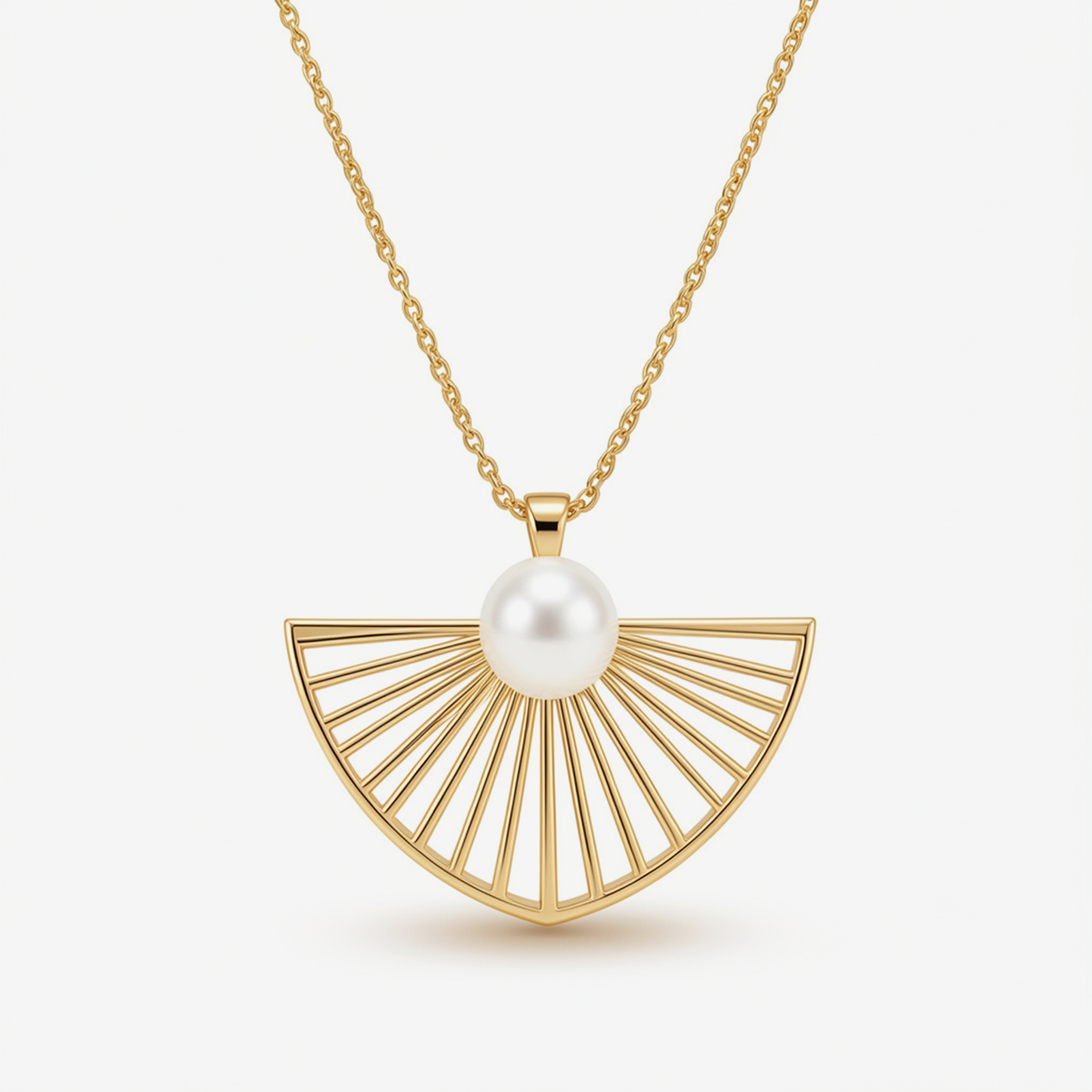 Golden Wave Pendant